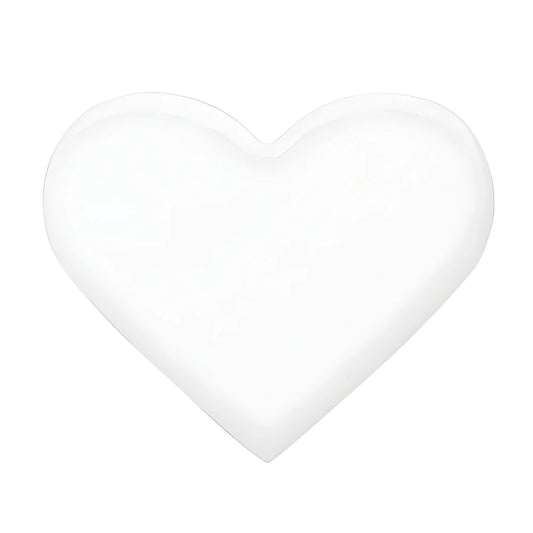 Coaster - Ceramic - HEART - 9cm x 11cm - Cork Base