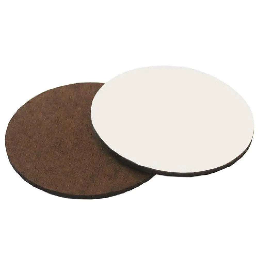 Sublimation MDF Coaster - Round - No Cork Base - 9.5cm