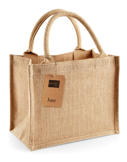 Jute Mini Gift Bag