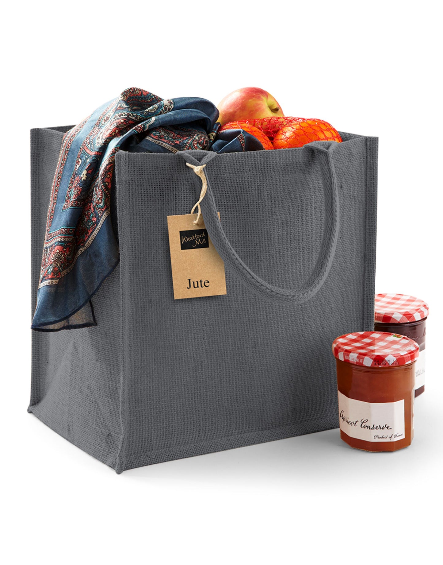 Jute Midi Tote