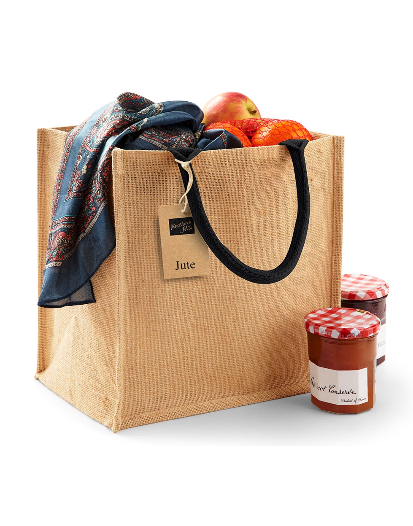 Jute Midi Tote