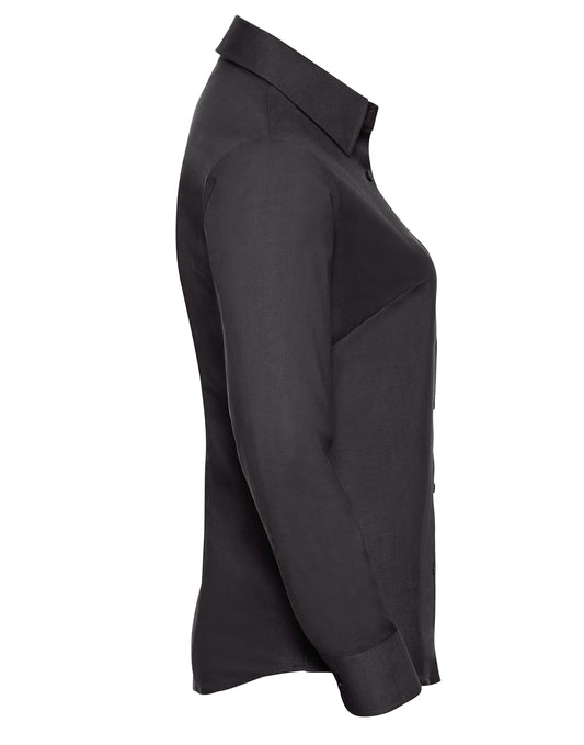 Ladies' L/Sleeve Oxford Shirt