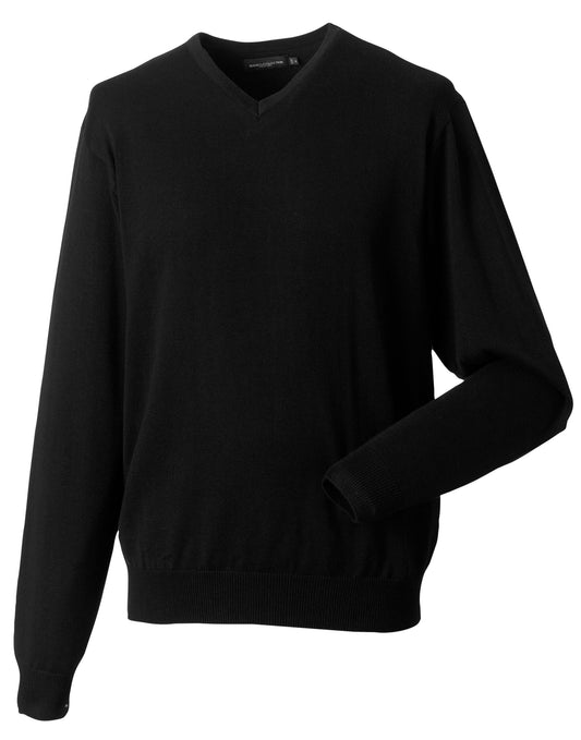 Men's V-Neck Knitted Pullover