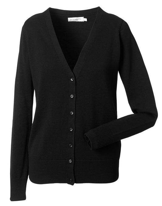 Ladies' V-Neck Knitted Cardigan