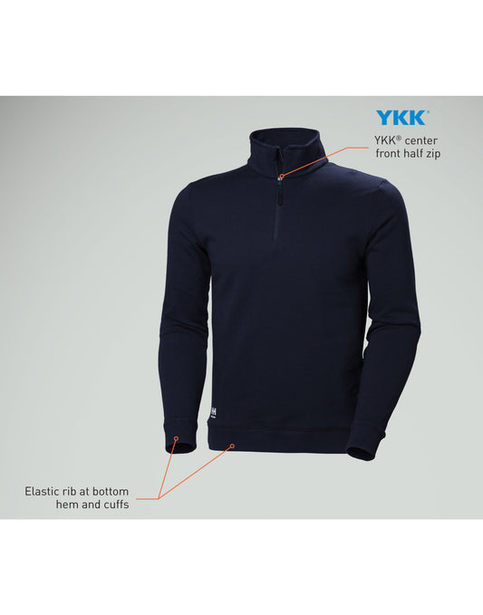 Manchester Half Zip Sweatshirt