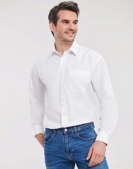 Men's L/Sleeve Polycotton Shirt