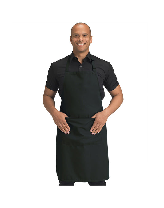 Recycled Bib Apron With Pocket