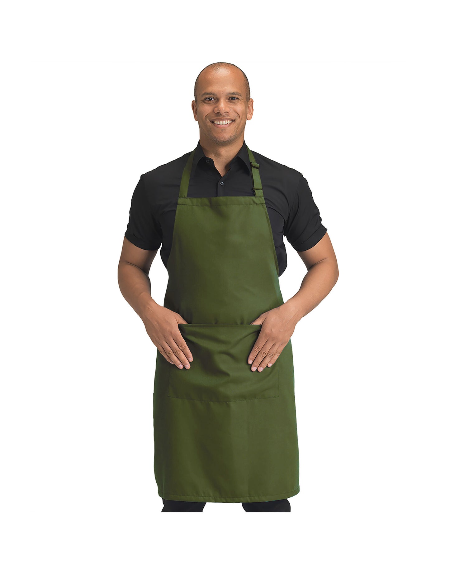Recycled Bib Apron With Pocket