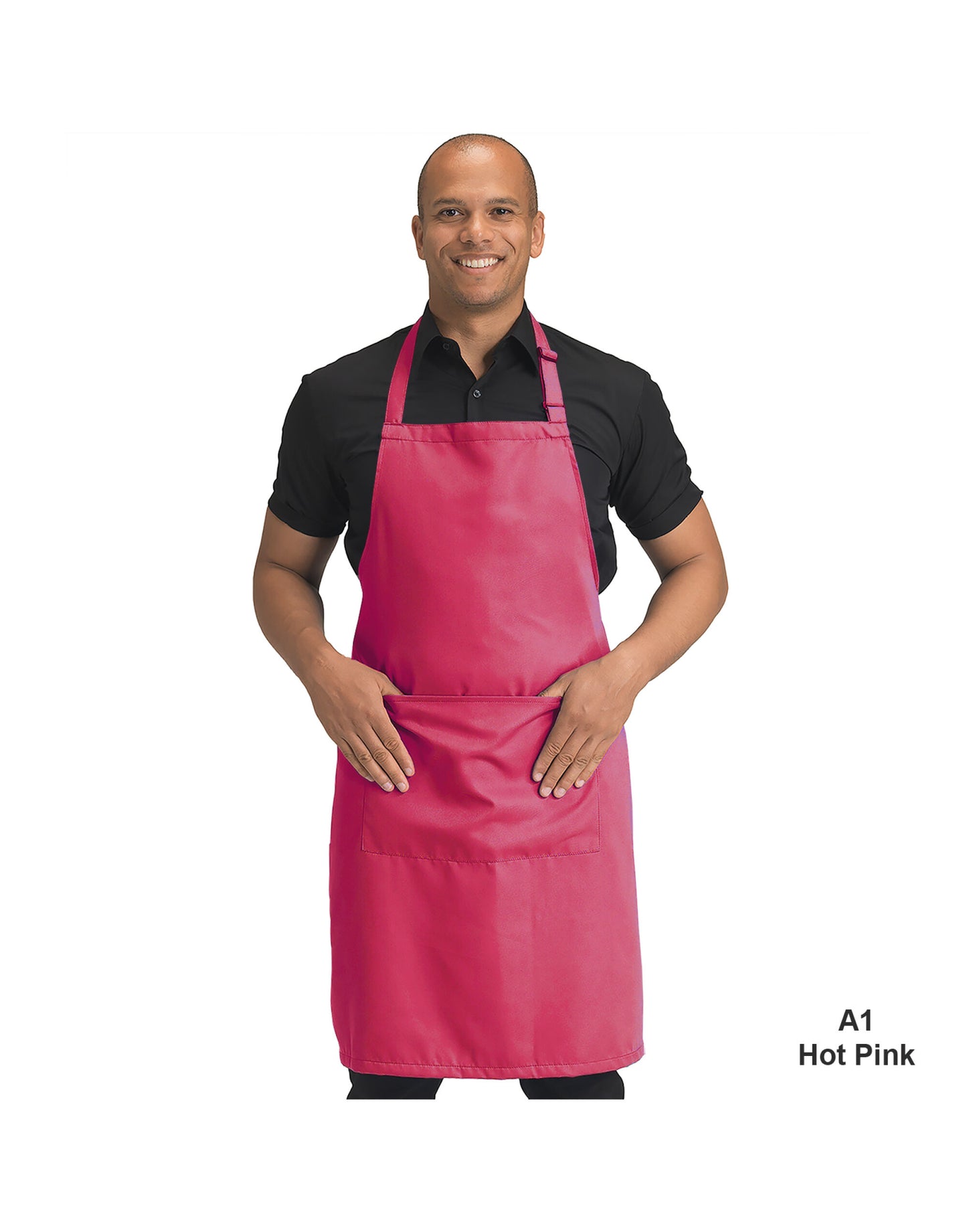 Recycled Bib Apron With Pocket