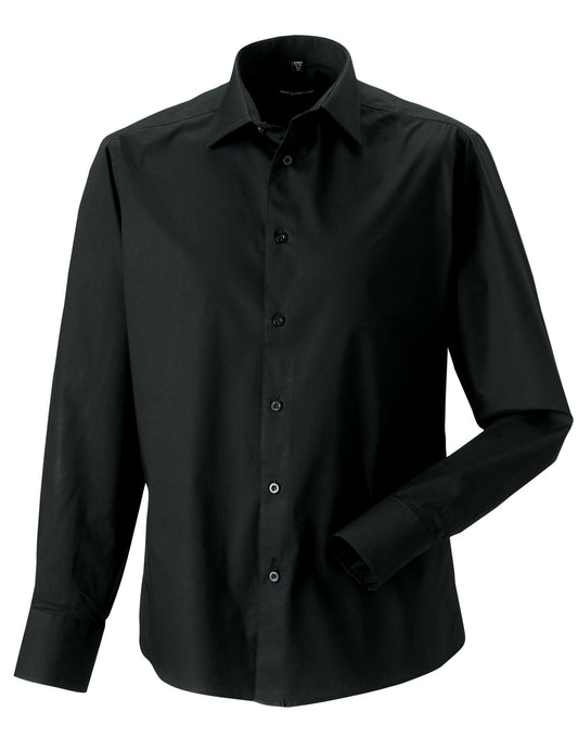 Men's L/Sleeve Fitted Stretch Shirt