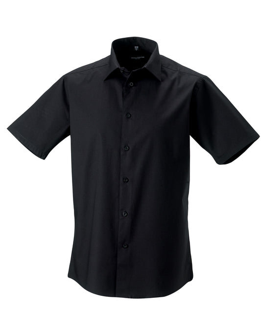 Men's S/Sleeve Fitted Stretch Shirt