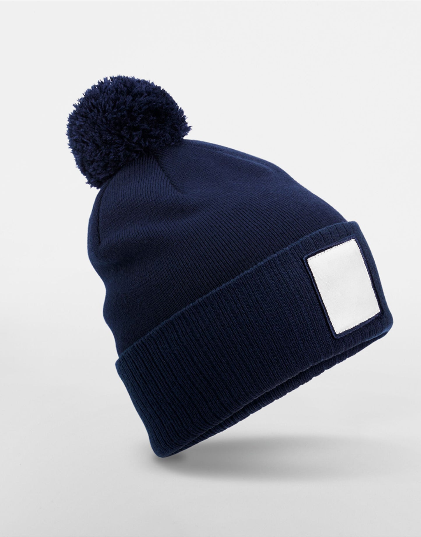 Appliqué Patch Pom Beanie