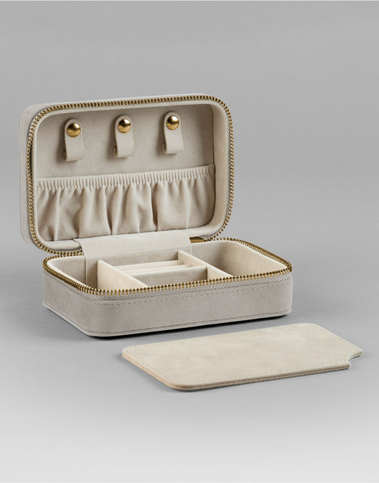 Velvet Travel Jewellery Box