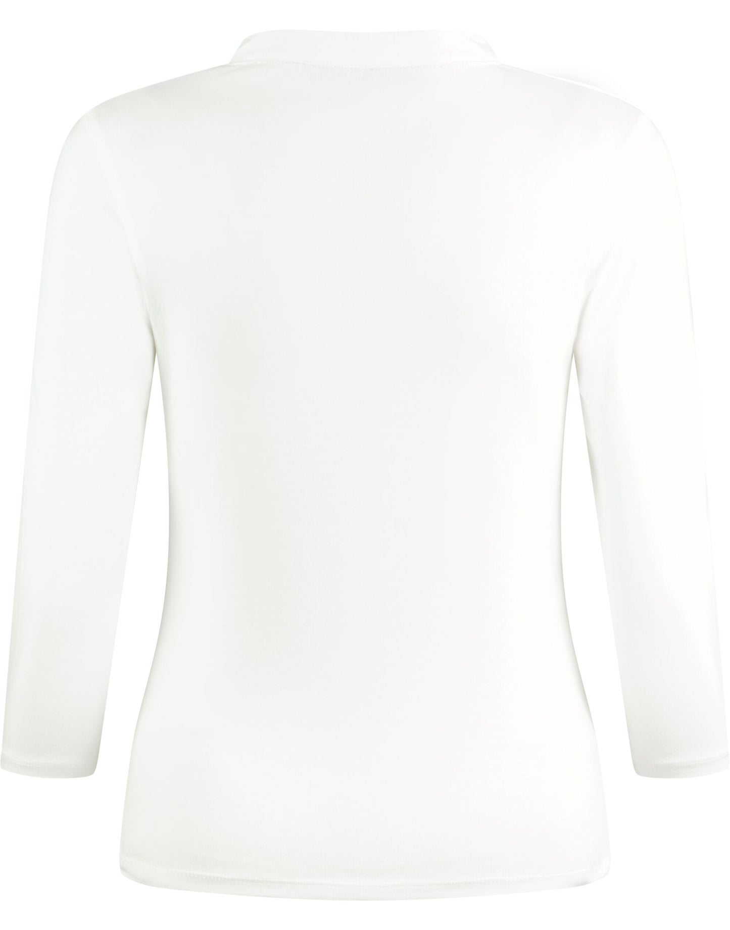 Womens Regular Fit Mandarin Collar Top