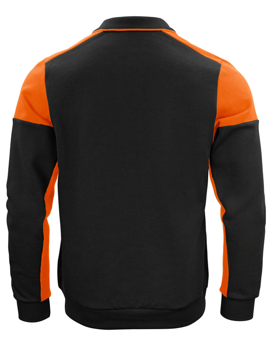Long Sleeve Polo Sweatshirt