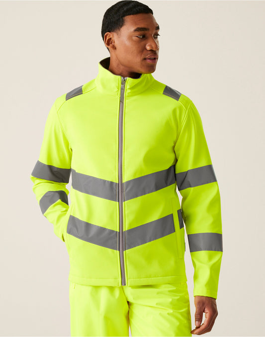 Hi-Vis Pro Contract Ablaze Softshell