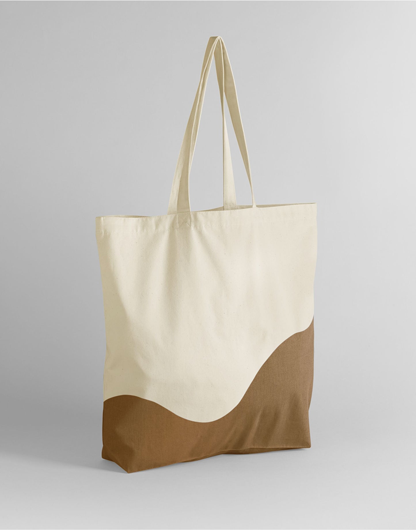 Wave Print Maxi Tote