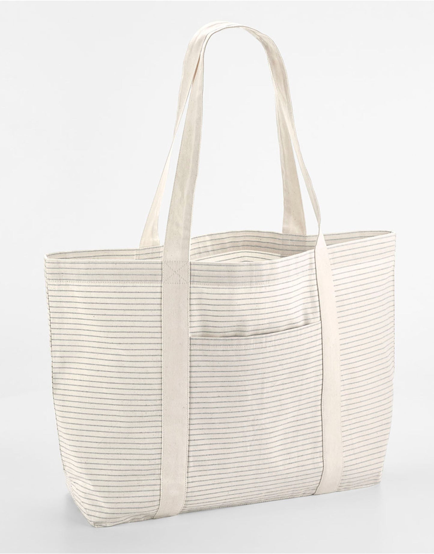 Striped Org Cotton Shopper