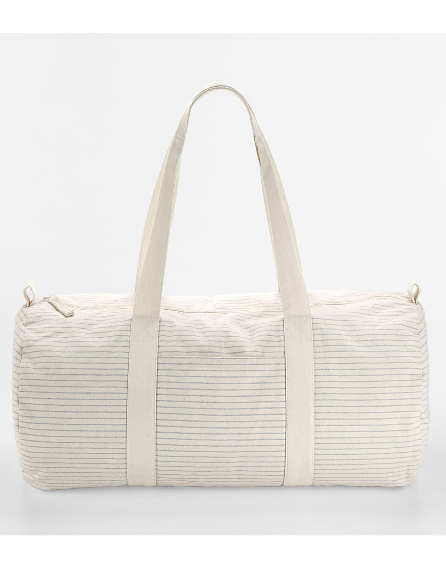 Striped Org Cot Barrel Bag