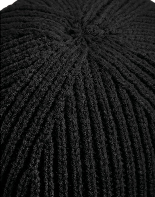 Engineered Knit Ribbed Beanie
