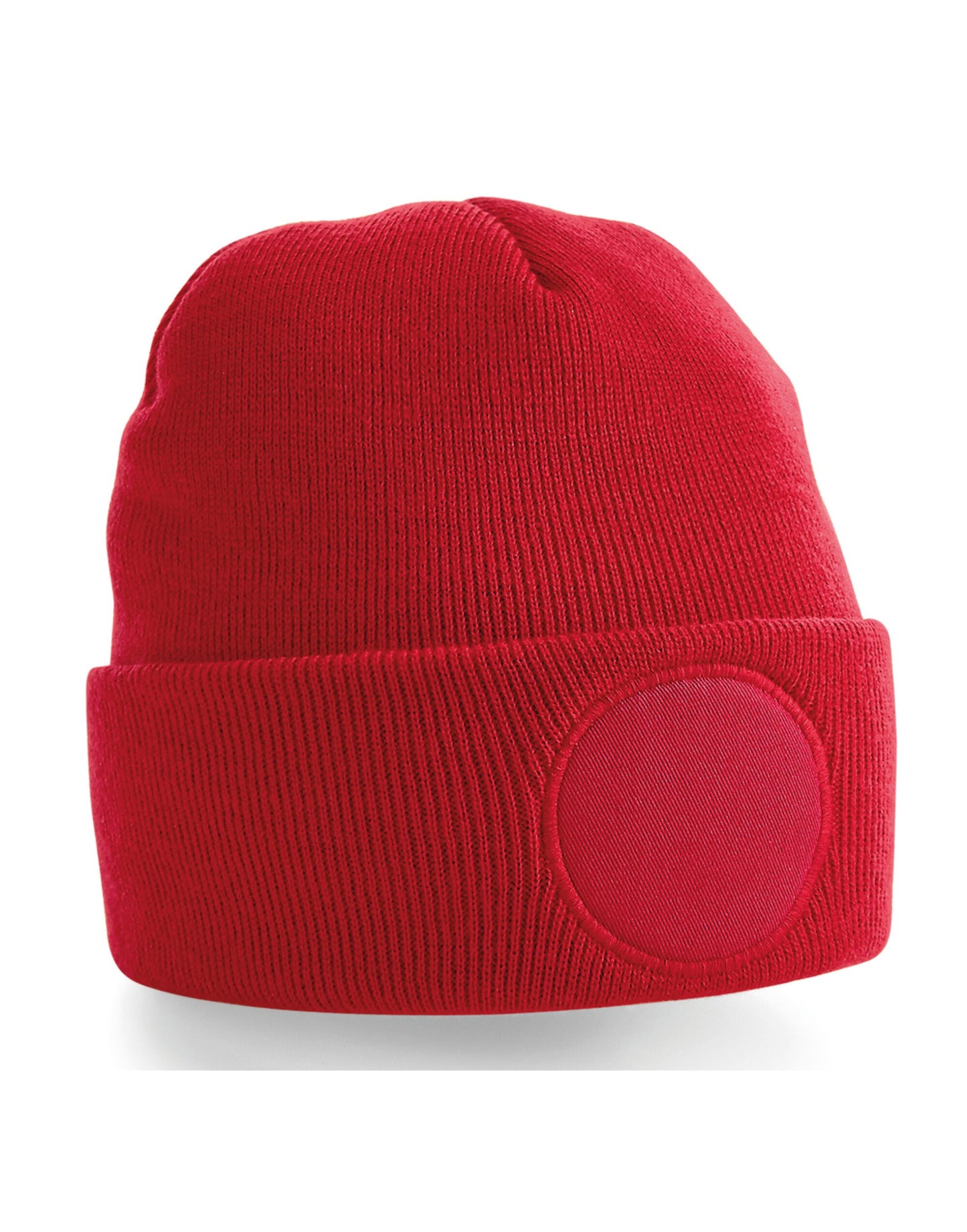 Circular Patch Beanie