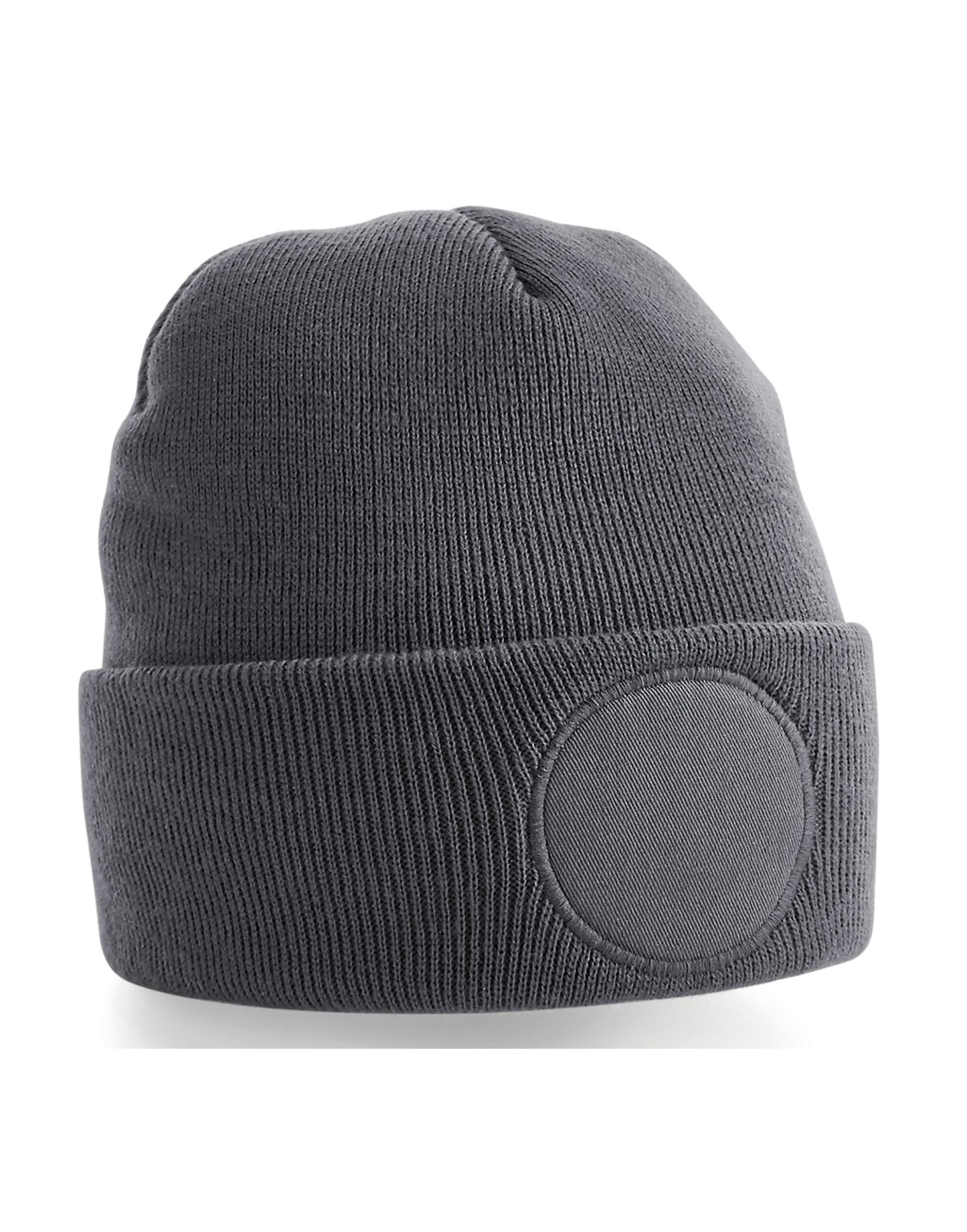 Circular Patch Beanie