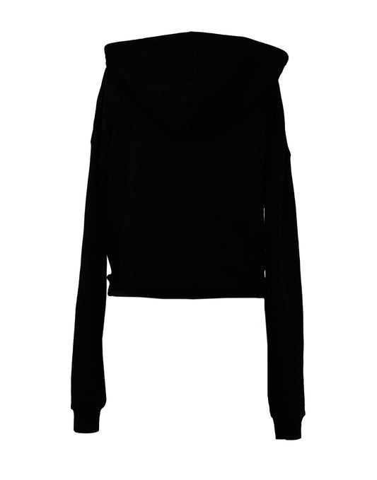 Women's Cropped Fleece Hoodie