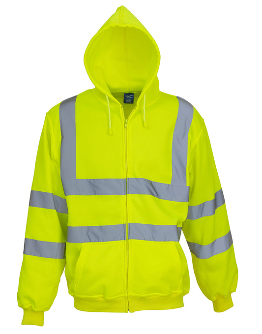 Hi-Vis Zipped Hoodie