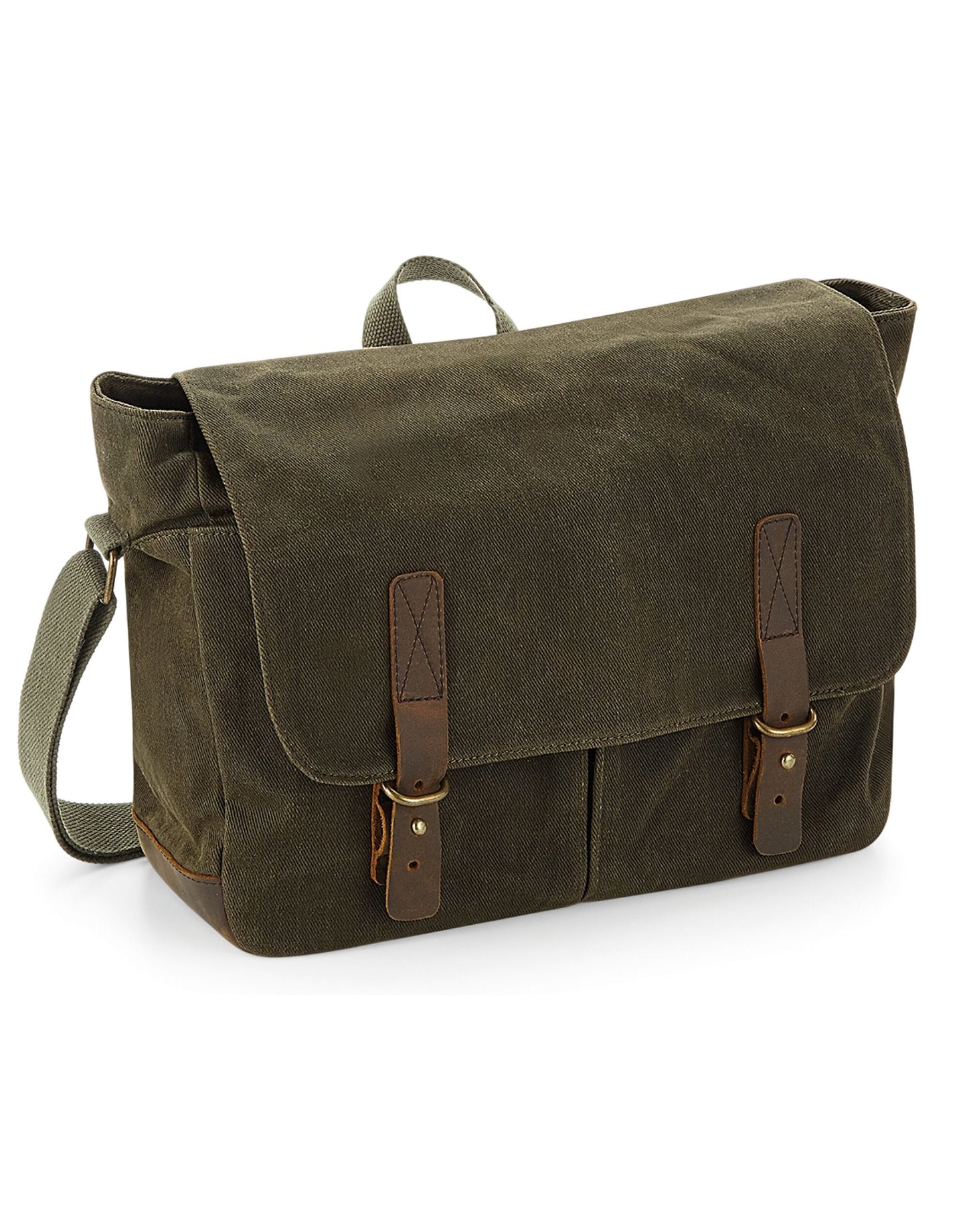 Heritage Waxed Canvas Messenger