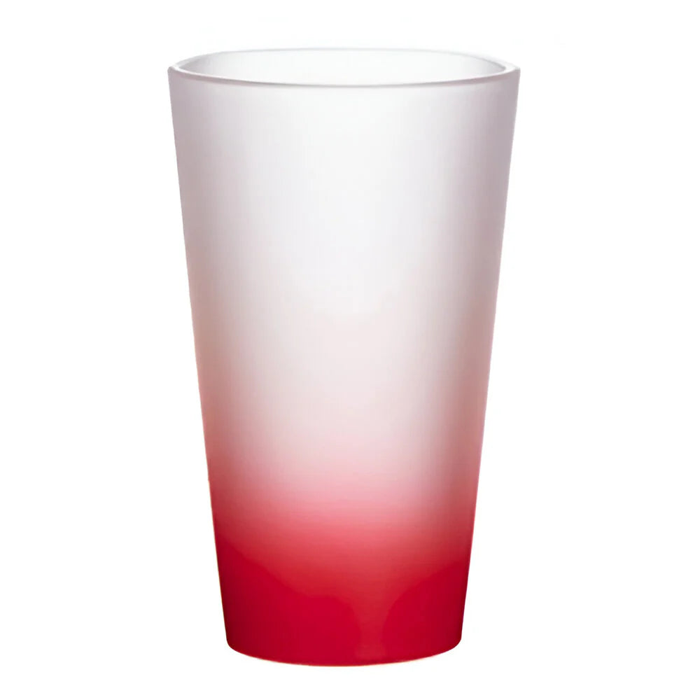 Mugs - Glass - CONE - GRADIENT 17oz Glass - RED