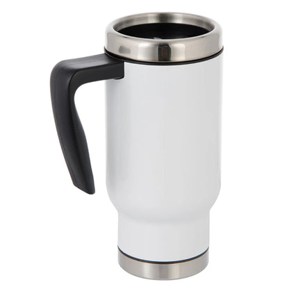 Mug - Travel Mug - STAINLESS STEEL - 17oz Travel Mug with Plastic Insert