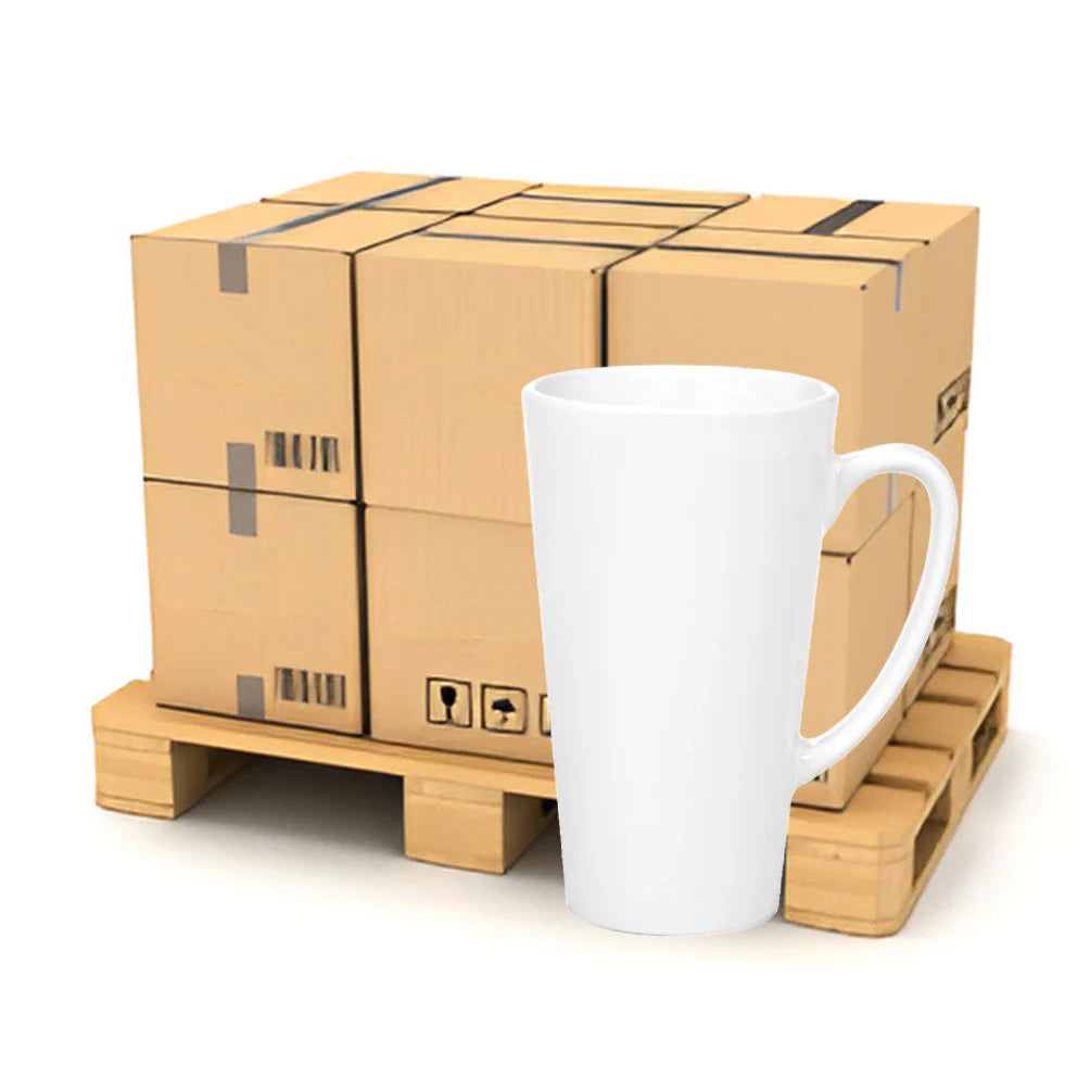 Blank White 17oz Sublimation Latte Mugs