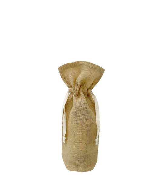 1 BOTTLE POUCH Non-Laminated Jute Bag