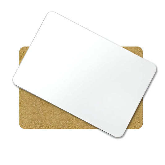 Placemat - 10 x MDF Placemats with Cork Base - 20cm x 28cm