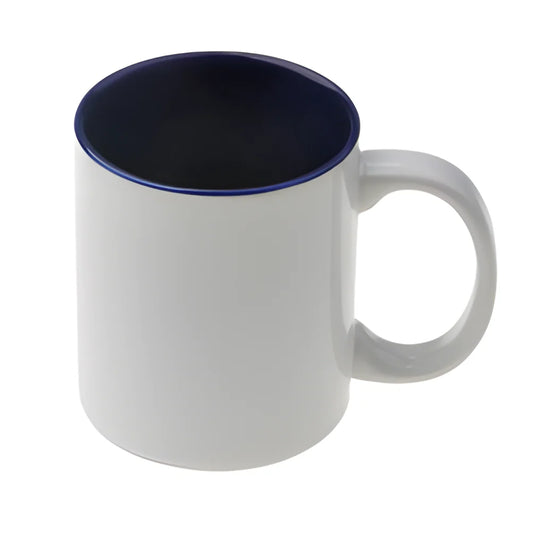 Mugs - 11oz - Two Tone Colored Mugs - Dark Blue