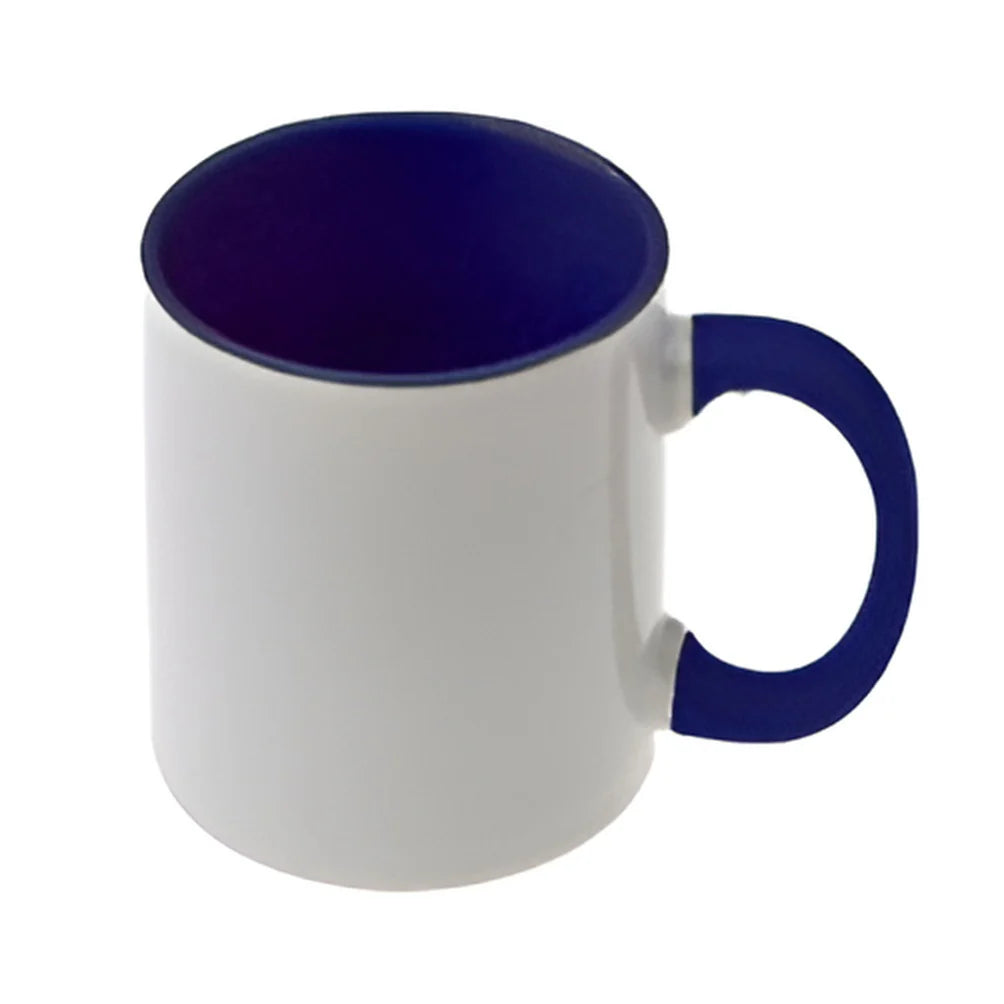 Mugs - 11oz - Inner and Handle Colored - Dark Blue