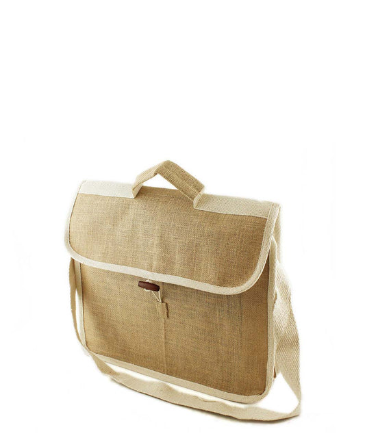 SOKO Laminated Jute Bag with Cotton Trim