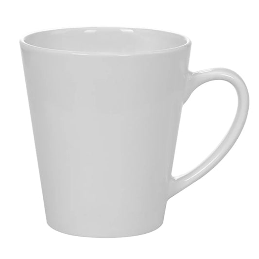 Blank White 12oz Sublimation Latte Mugs