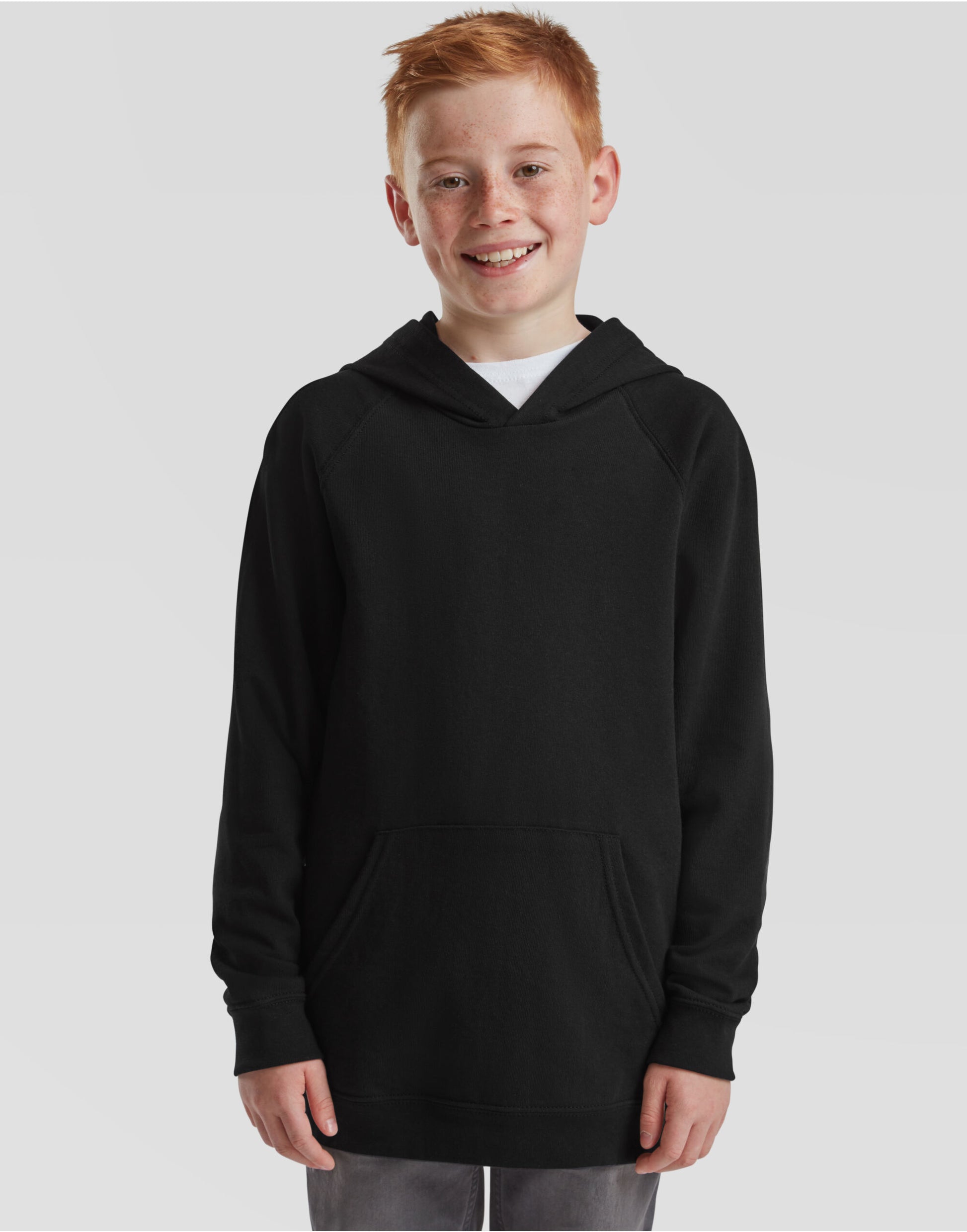 Kid's L/Weight Hooded Sweat