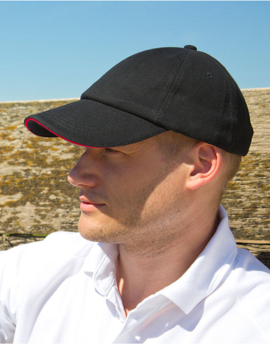 Cotton Cap with Sandwich Peak