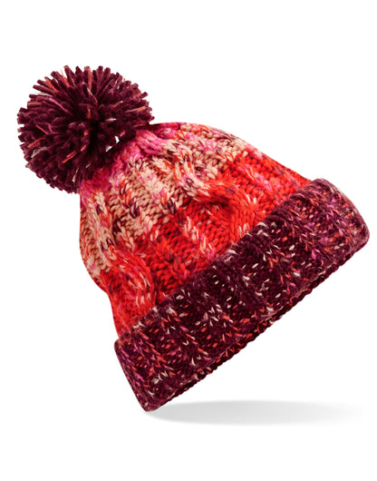 Corkscrew Pom Pom Beanie