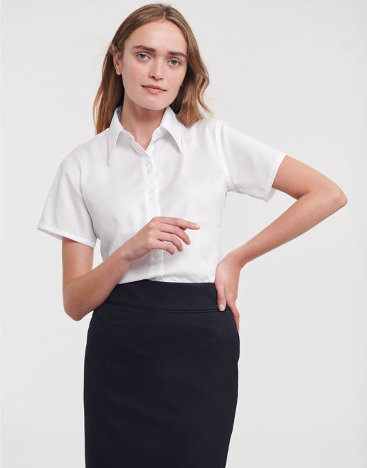 Ladies' S/Sleeve Tailored Non-Iron Shirt