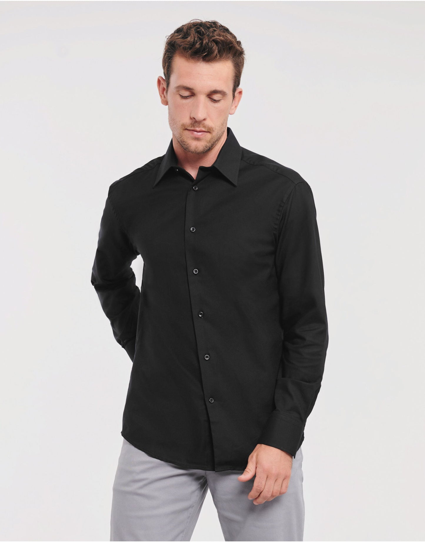 Men's L/Sleeve Oxford Shirt