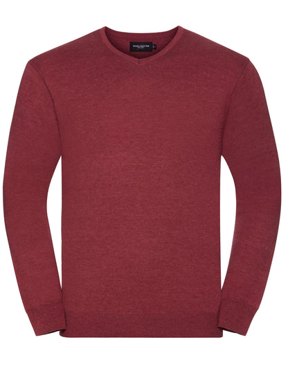 Men's V-Neck Knitted Pullover