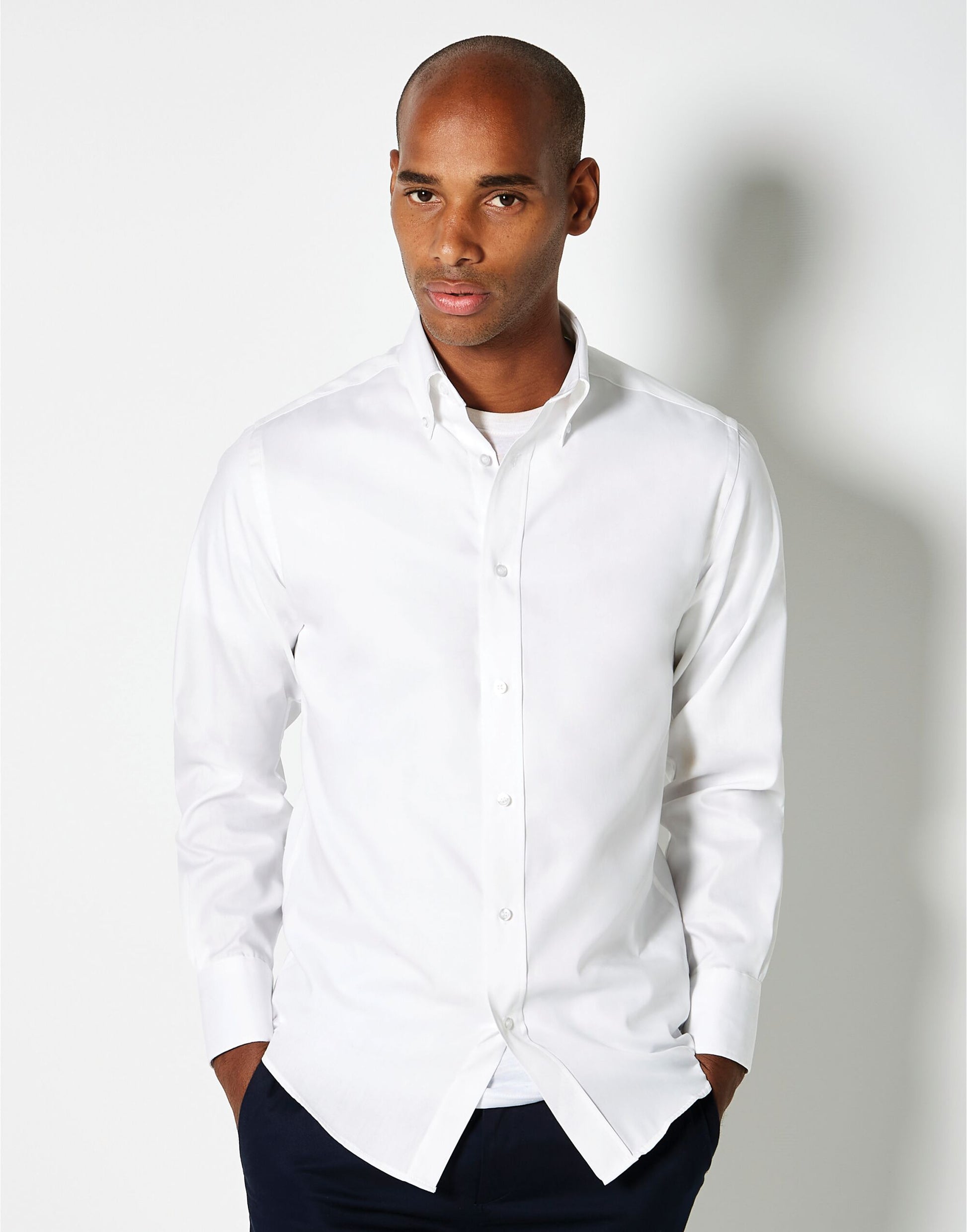 Tailored Fit L/Sleeve Oxford Shirt