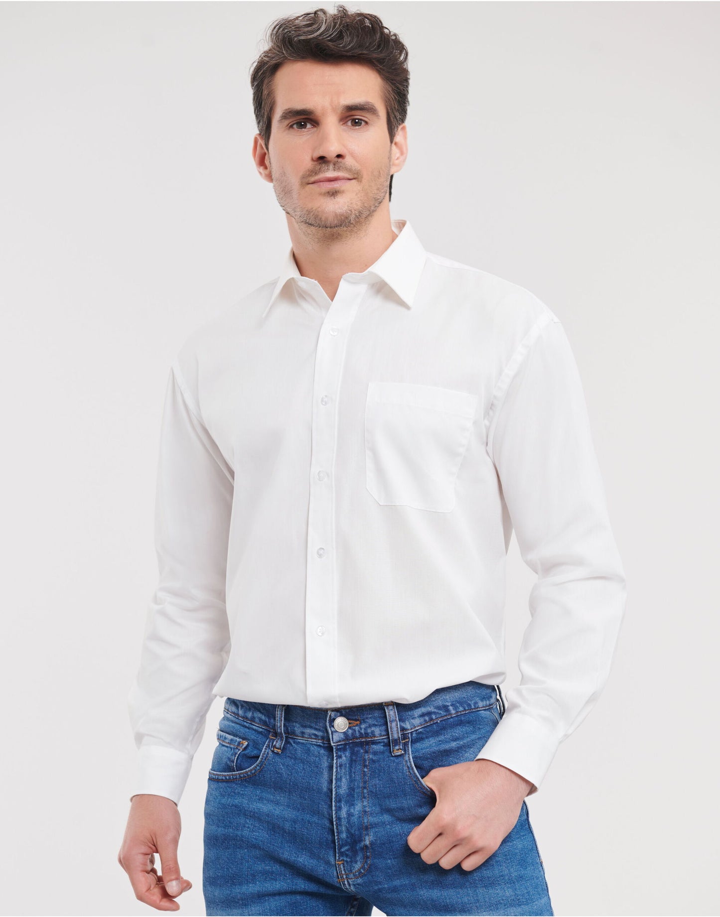 Men's L/Sleeve Poplin Shirt