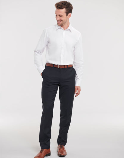 Men's L/Sleeve Herringbone Shirt