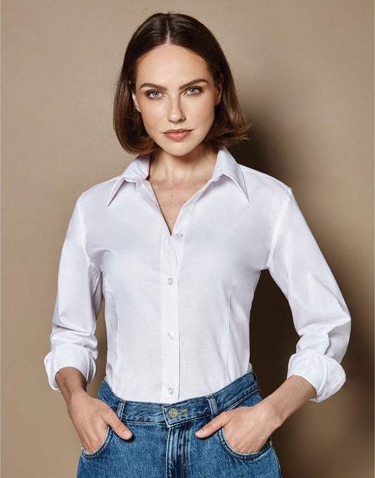 Tailored L/Sleeve Workwear Oxford Shirt