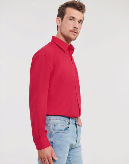Men's L/Sleeve Polycotton Shirt
