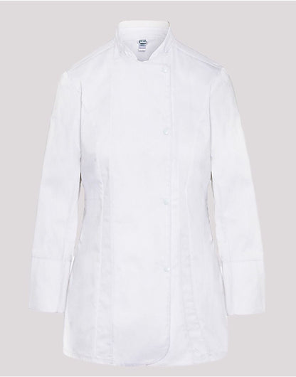 Ladies' Long Sleeve Fitted Chef's Jacket